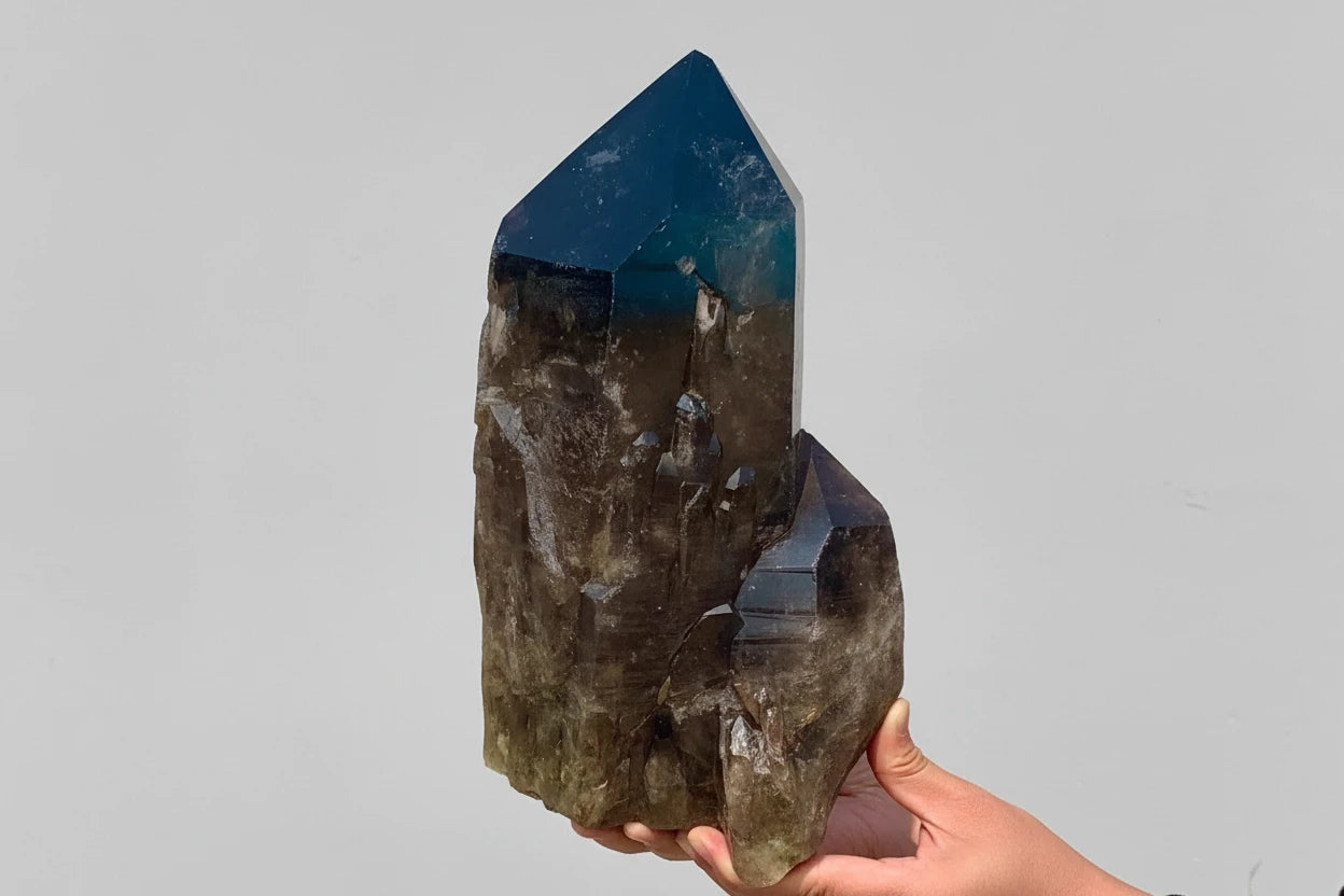 Smoky Quartz Cluster